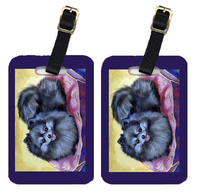 Pair of 2 Pomeranian Luggage Tags by Caroline&#39;s Treasures