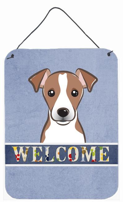 Jack Russell Terrier Welcome Wall or Door Hanging Prints BB1446DS1216 by Caroline's Treasures
