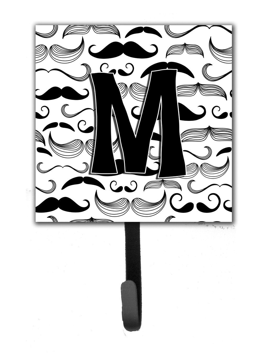 Letter M Moustache Initial Leash or Key Holder CJ2009-MSH4 by Caroline&#39;s Treasures