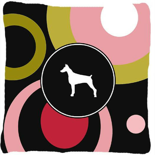 Doberman Decorative   Canvas Fabric Pillow by Caroline&#39;s Treasures