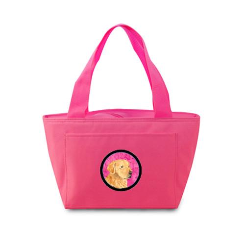 Pink Golden Retriever  Lunch Bag or Doggie Bag SS4752-PK by Caroline&#39;s Treasures