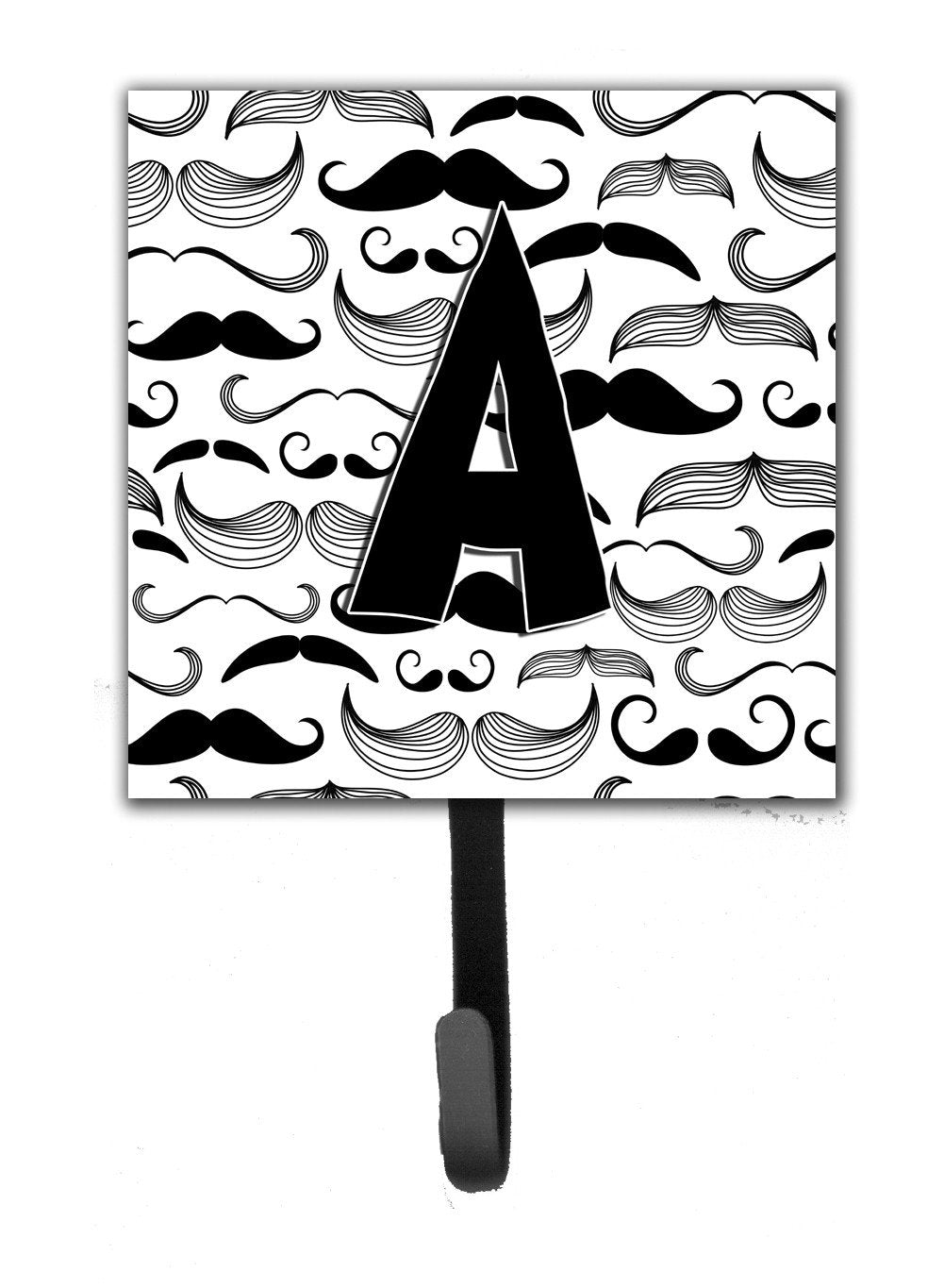 Letter A Moustache Initial Leash or Key Holder CJ2009-ASH4 by Caroline&#39;s Treasures