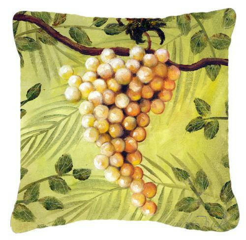 Sunshine White Grapes by Malenda Trick Canvas Decorative Pillow TMTR0154PW1414 by Caroline&#39;s Treasures