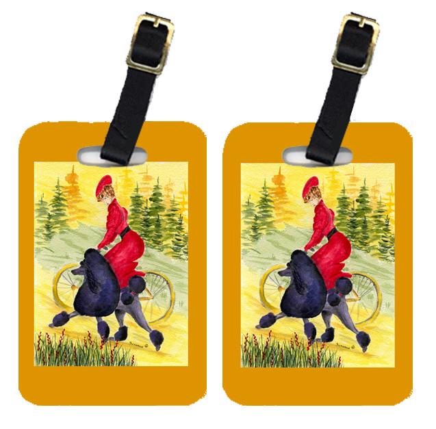 Pair of 2 Poodle Luggage Tags by Caroline&#39;s Treasures