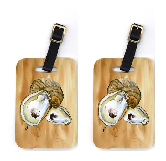 Pair of Oyster Luggage Tags by Caroline&#39;s Treasures