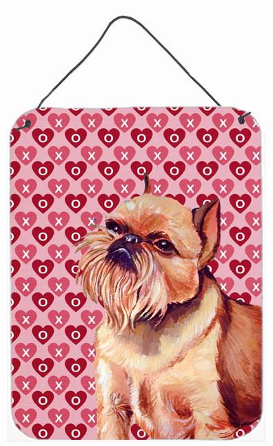 Brussels Griffon Hearts Love and Valentine&#39;s Day Wall or Door Hanging Prints by Caroline&#39;s Treasures