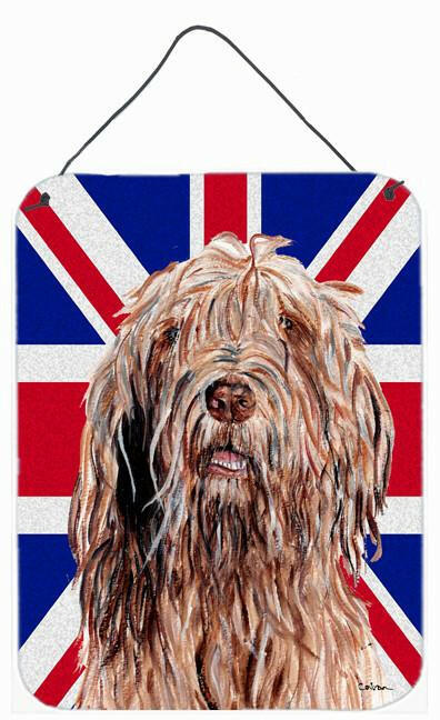 Otterhound with English Union Jack British Flag Wall or Door Hanging Prints SC9878DS1216 by Caroline&#39;s Treasures