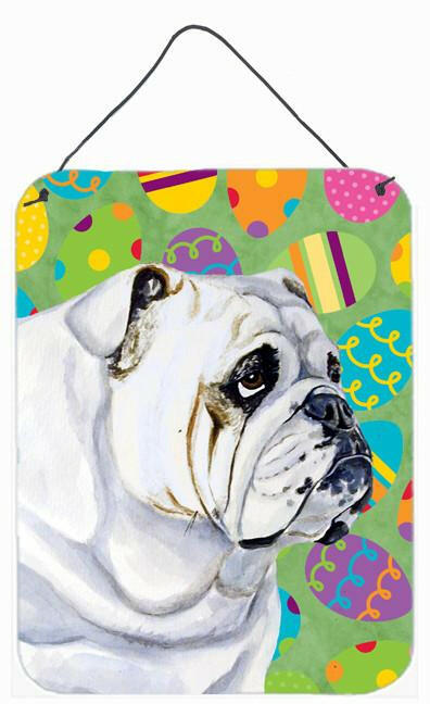 Caroline's Treasures Bulldog English Easter Eggtravaganza Wall or Door Hanging Prints