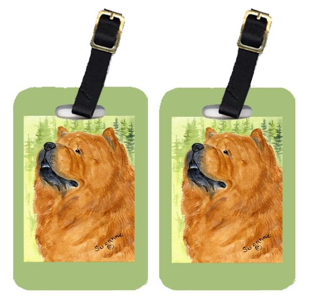 Pair of 2 Chow Chow Luggage Tags by Caroline&#39;s Treasures