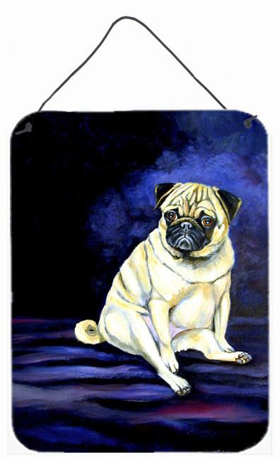 Pug Penny for your thoughts Aluminium Metal Wall or Door Hanging Prints by Caroline&#39;s Treasures