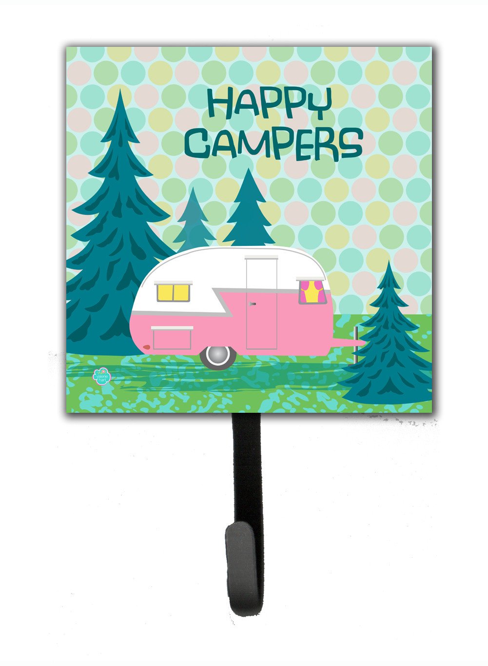 Happy Campers Glamping Trailer Leash or Key Holder VHA3004SH4 by Caroline&#39;s Treasures