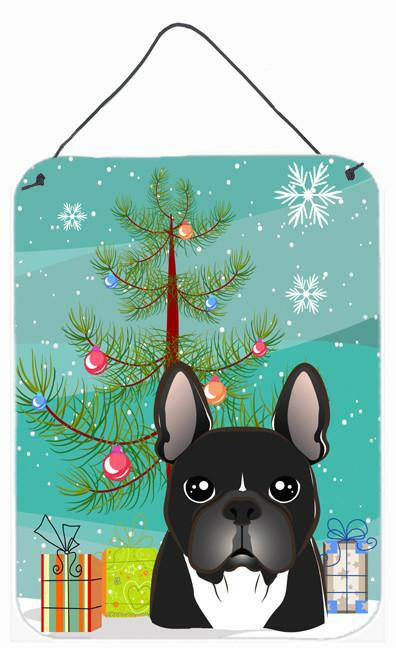 Christmas Tree and French Bulldog Wall or Door Hanging Prints BB1599DS1216 by Caroline's Treasures