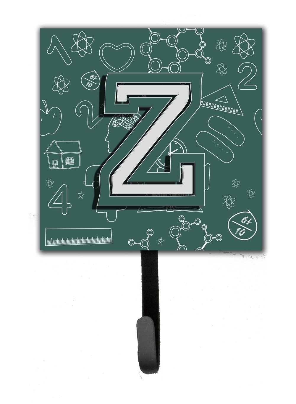 Letter Z Back to School Initial Leash or Key Holder CJ2010-ZSH4 by Caroline&#39;s Treasures