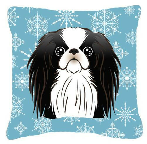 Snowflake Japanese Chin Fabric Decorative Pillow BB1664PW1414 - the-store.com