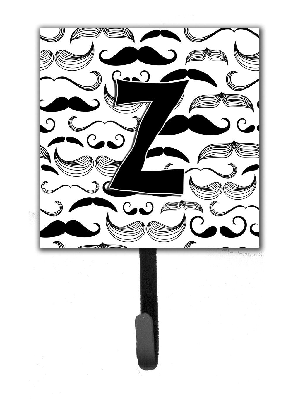 Letter Z Moustache Initial Leash or Key Holder CJ2009-ZSH4 by Caroline's Treasures
