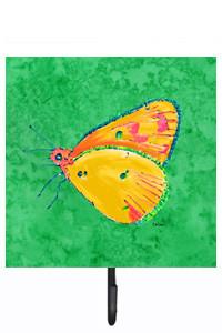 Butterfly Orange on Green Leash or Key Holder by Caroline&#39;s Treasures