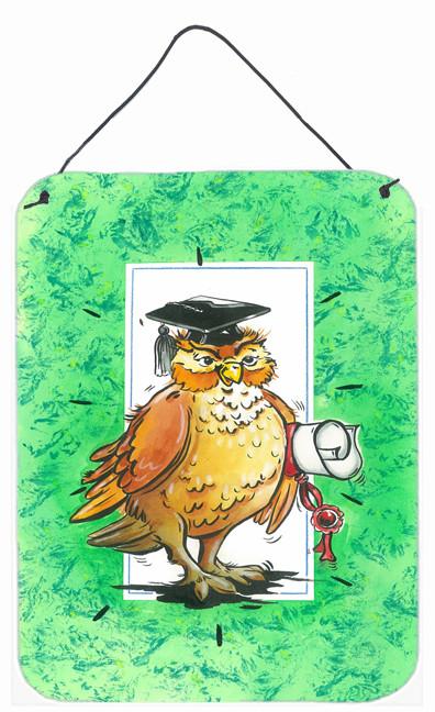 Graduation The Wise Owl Wall or Door Hanging Prints APH8469DS1216 by Caroline&#39;s Treasures
