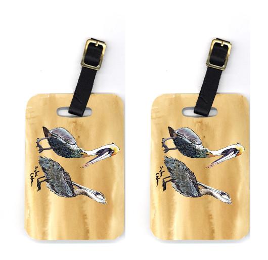 Pair of Pelican Luggage Tags by Caroline&#39;s Treasures