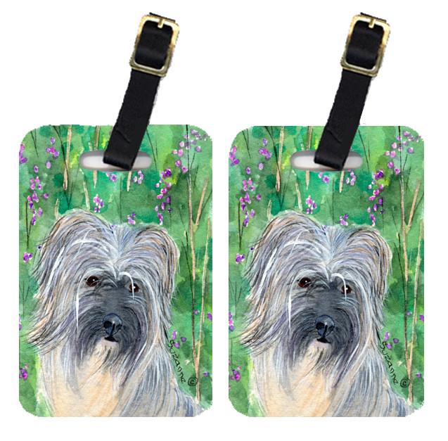 Pair of 2 Berger des Pyrenese Luggage Tags by Caroline&#39;s Treasures