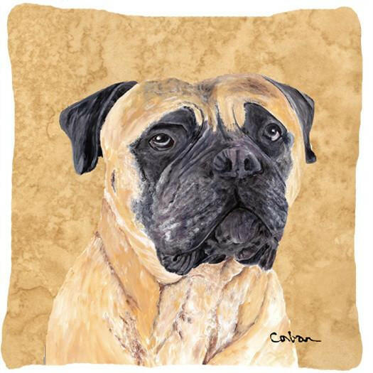 Mastiff Decorative   Canvas Fabric Pillow by Caroline&#39;s Treasures
