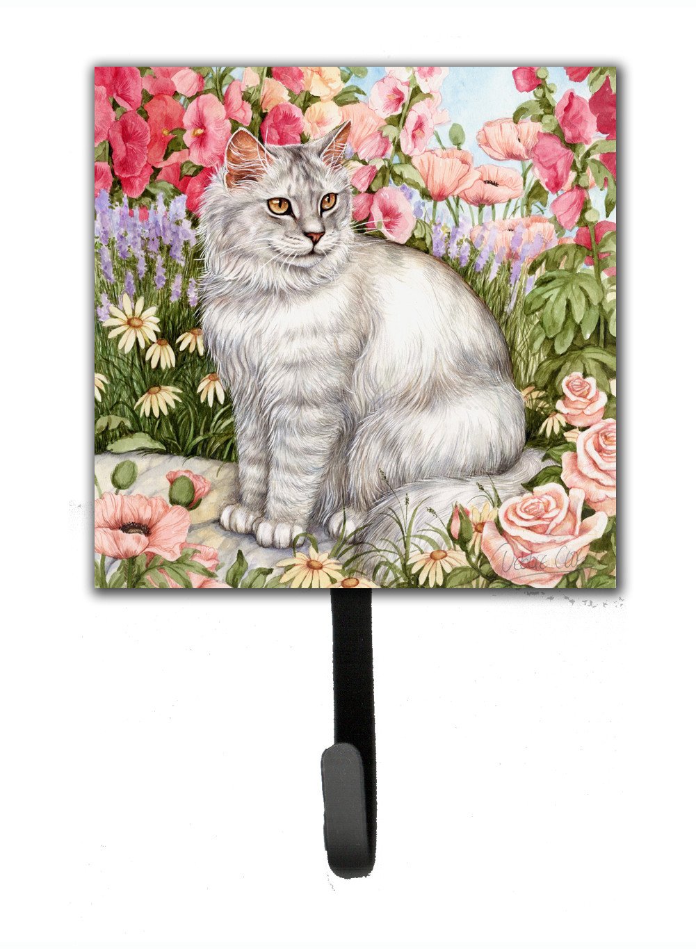 Cats Just Looking in the fish bowl Leash or Key Holder CDCO0244SH4 by Caroline&#39;s Treasures