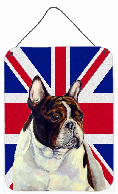 French Bulldog with English Union Jack British Flag Wall or Door Hanging Prints LH9489DS1216 by Caroline's Treasures
