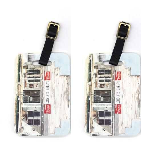 Pair of Octave Fontenot Luggage Tags by Caroline's Treasures