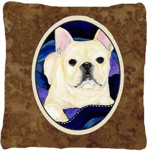 French Bulldog Decorative   Canvas Fabric Pillow by Caroline's Treasures
