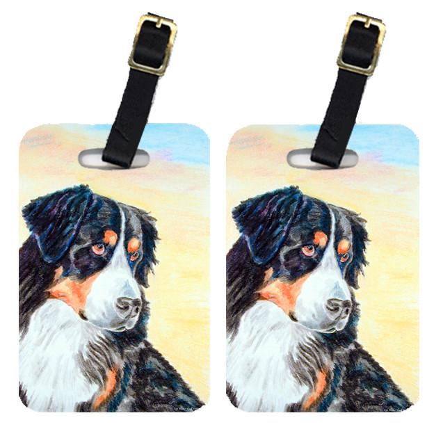 Pair of 2 Bernese Mountain Dog Luggage Tags by Caroline&#39;s Treasures