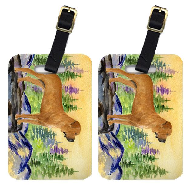 Pair of 2 Tosa Inu Luggage Tags by Caroline's Treasures