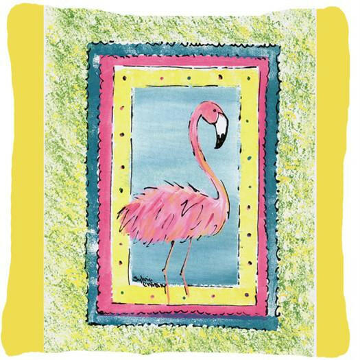 Bird - Flamingo Decorative   Canvas Fabric Pillow 8106 - the-store.com