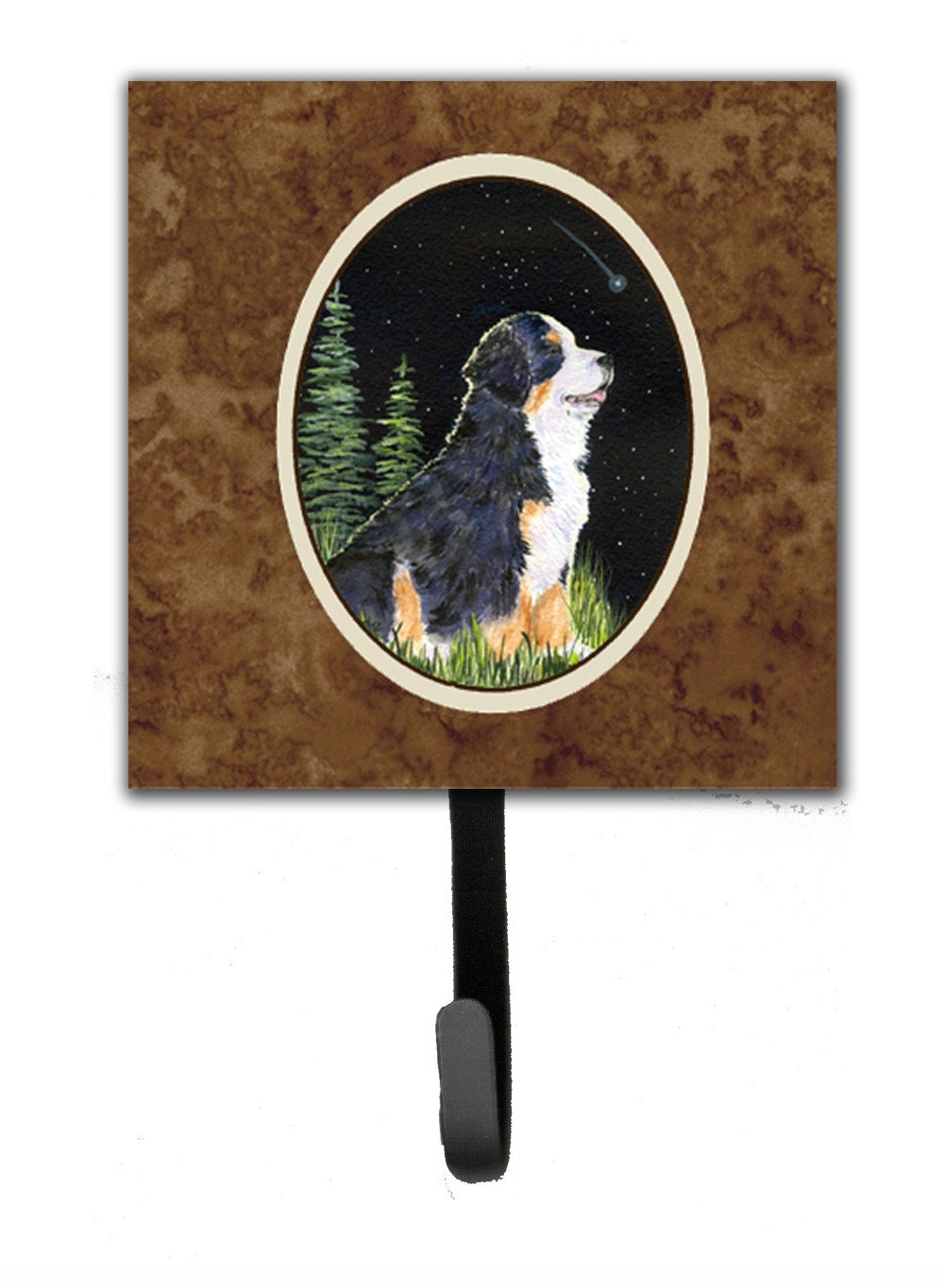Starry Night Bernese Mountain Dog Leash Holder or Key Hook by Caroline&#39;s Treasures