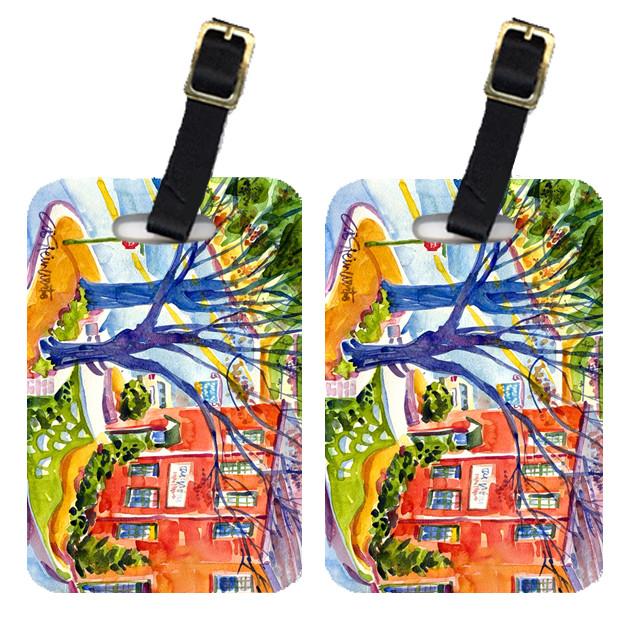 Pair of 2 Harbour Luggage Tags by Caroline's Treasures