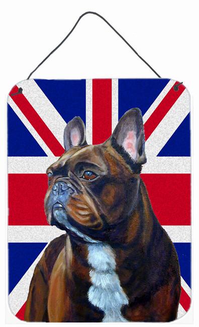 French Bulldog with English Union Jack British Flag Wall or Door Hanging Prints LH9492DS1216 by Caroline's Treasures