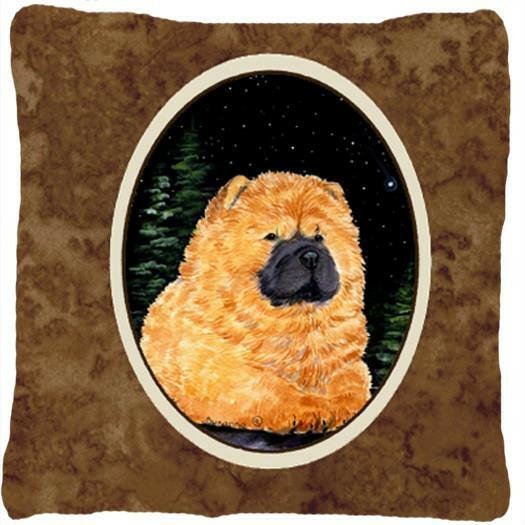 Starry Night Chow Chow Decorative   Canvas Fabric Pillow by Caroline's Treasures