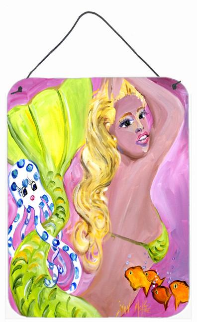 Pink Mermaid Wall or Door Hanging Prints JMK1183DS1216 by Caroline&#39;s Treasures