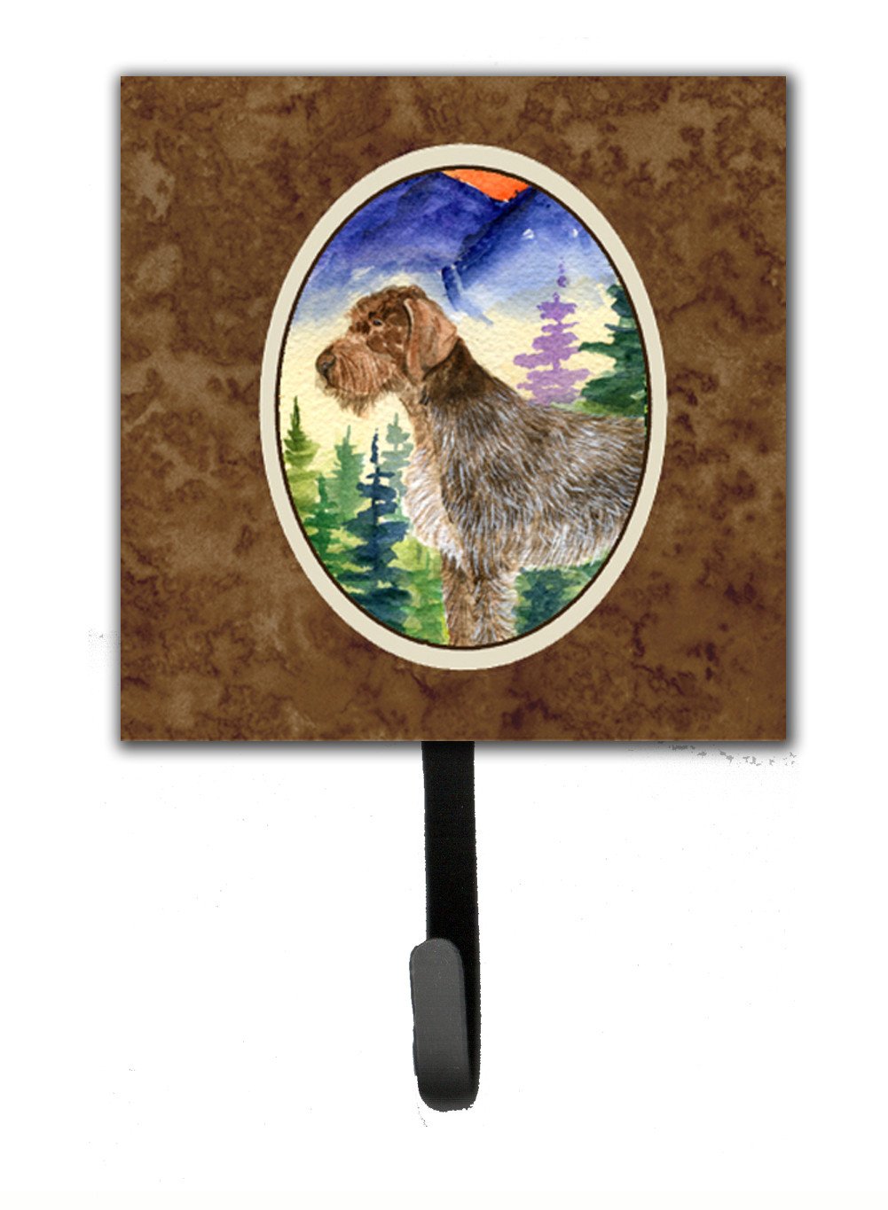 German Wirehaired Pointer Leash Holder or Key Hook by Caroline&#39;s Treasures