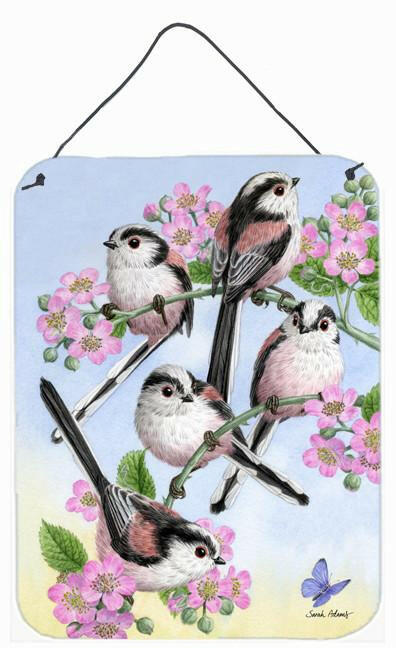 Party of 5 Long Tailed Tits Wall or Door Hanging Prints ASA2163DS1216 by Caroline's Treasures