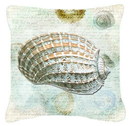 Shells    Canvas Fabric Decorative Pillow by Caroline's Treasures