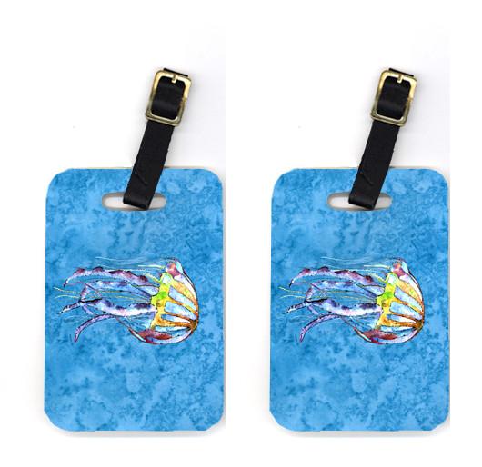 Pair of Jellyfish Luggage Tags by Caroline&#39;s Treasures