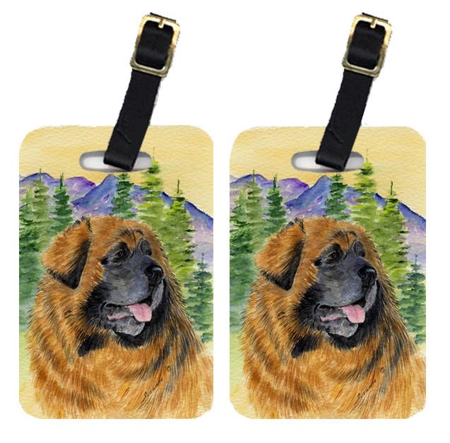 Pair of 2 Leonberger Luggage Tags by Caroline's Treasures