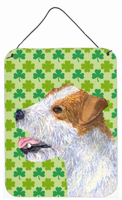 Jack Russell Terrier St. Patrick&#39;s Day Shamrock Wall or Door Hanging Prints by Caroline&#39;s Treasures