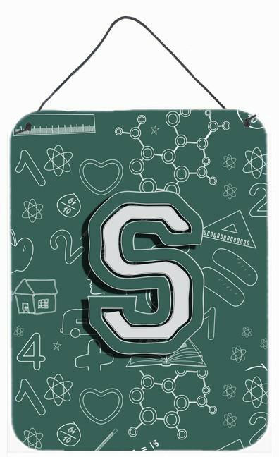 Caroline's Treasures Letter S Back to School Initial Wall or Door Hanging Prints CJ2010-SDS1216