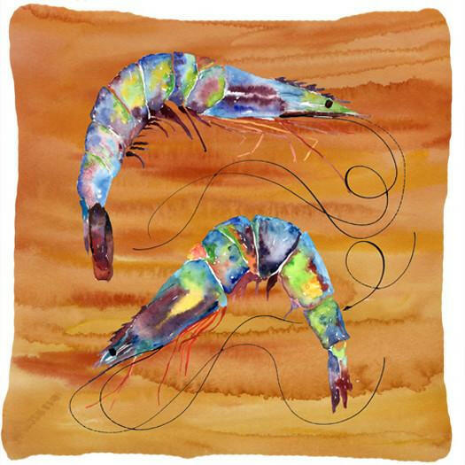 Shrimp Decorative   Canvas Fabric Pillow - the-store.com