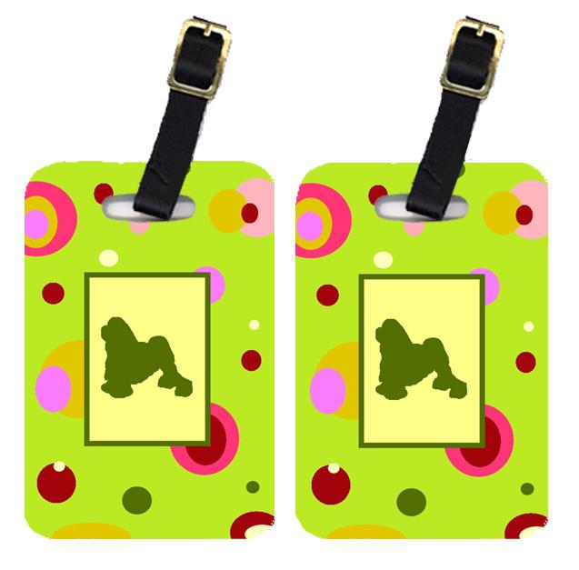 Pair of 2 Lowchen Luggage Tags by Caroline&#39;s Treasures