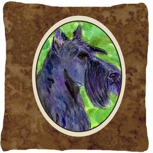 Scottish Terrier Decorative   Canvas Fabric Pillow by Caroline's Treasures