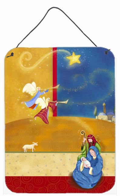 Contemporary Nativity Christmas Wall or Door Hanging Prints APH5626DS1216 by Caroline&#39;s Treasures