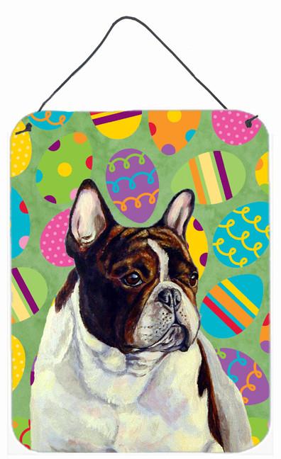 French Bulldog Easter Eggtravaganza Aluminium Metal Wall or Door Hanging Prints by Caroline&#39;s Treasures