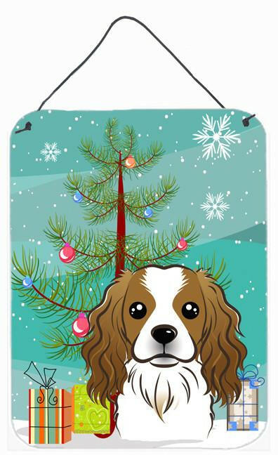 Christmas Tree and Cavalier Spaniel Wall or Door Hanging Prints BB1596DS1216 by Caroline's Treasures