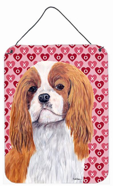 Cavalier Spaniel Hearts Love and Valentine's Day Wall or Door Hanging Prints by Caroline's Treasures